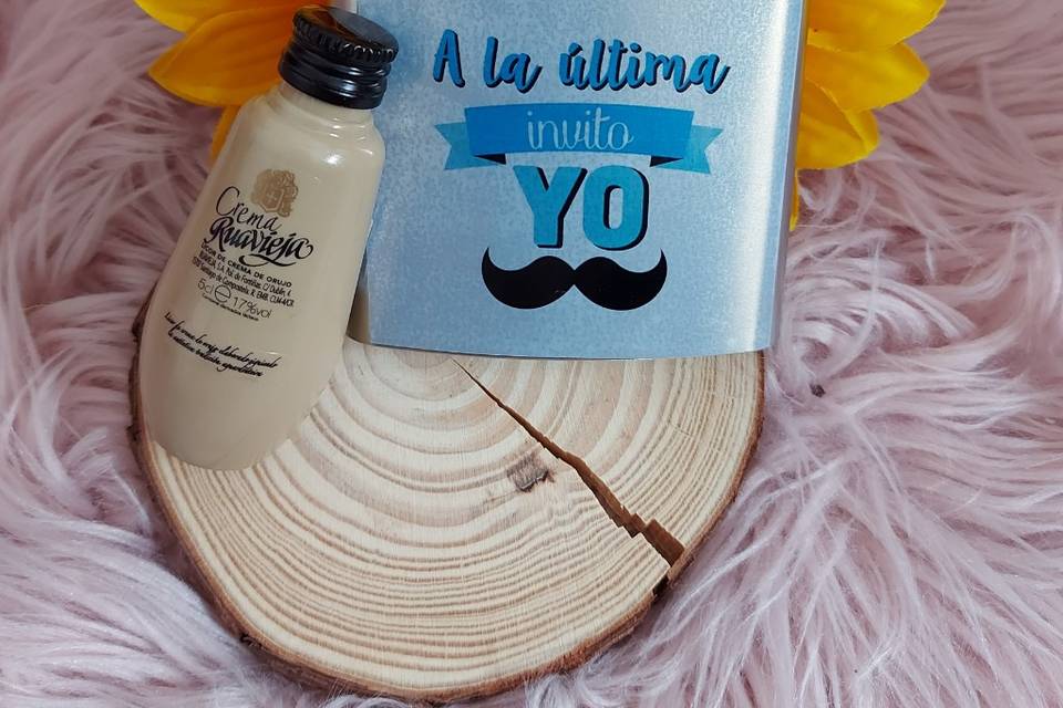 Mini licor + petaca personalizada