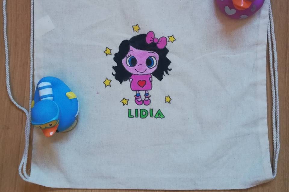 Mochila personalizada de niña