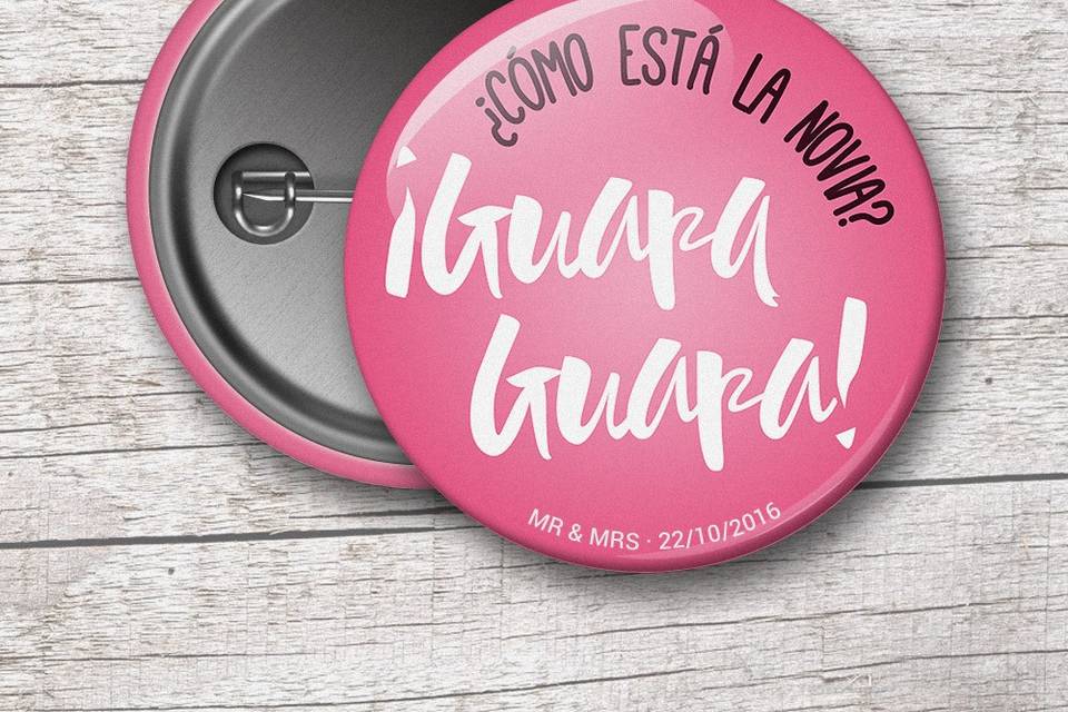 Chapas para invitados