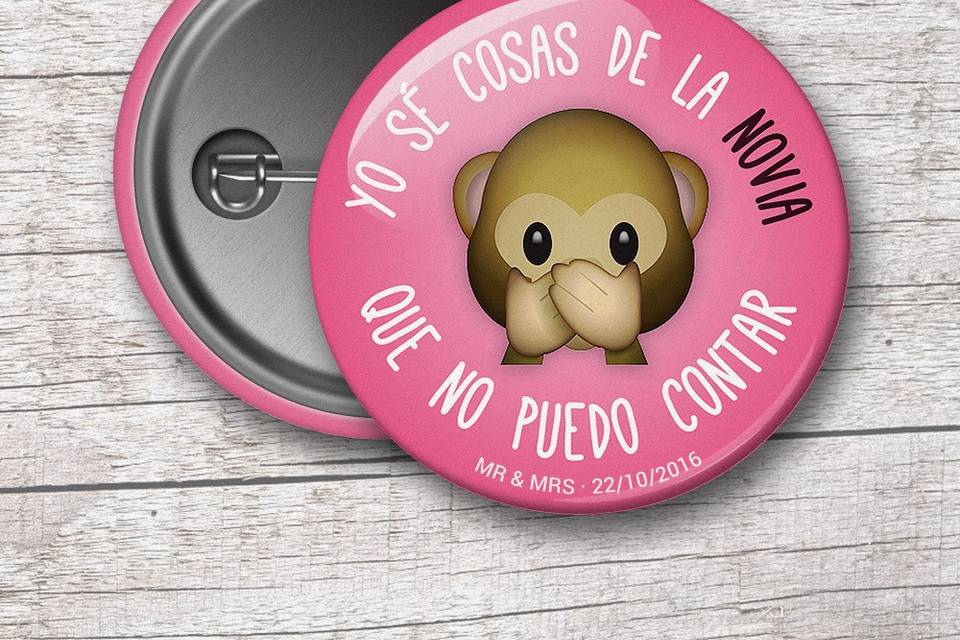 Chapas para invitados