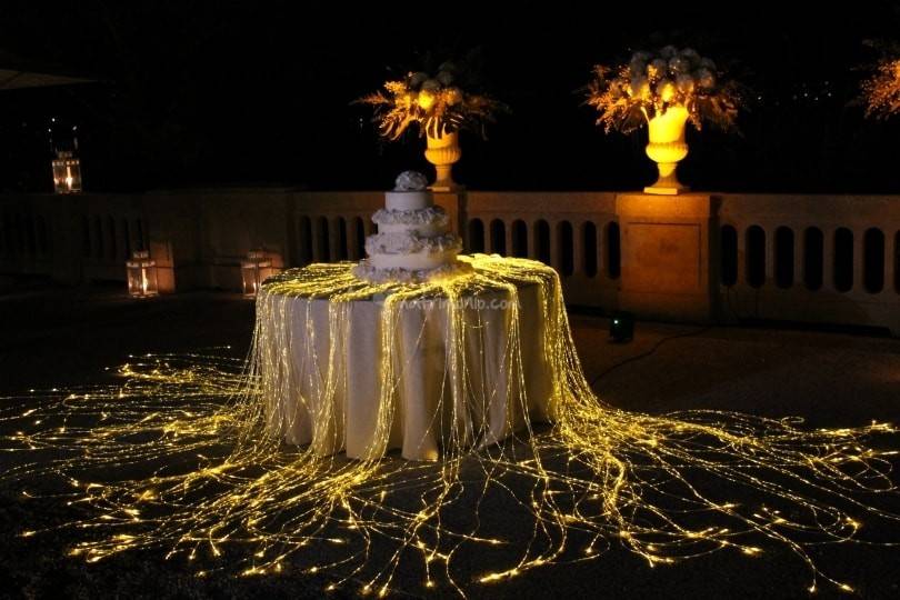 Iluminación para boda