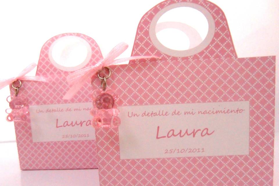 Detalle bolso con osito