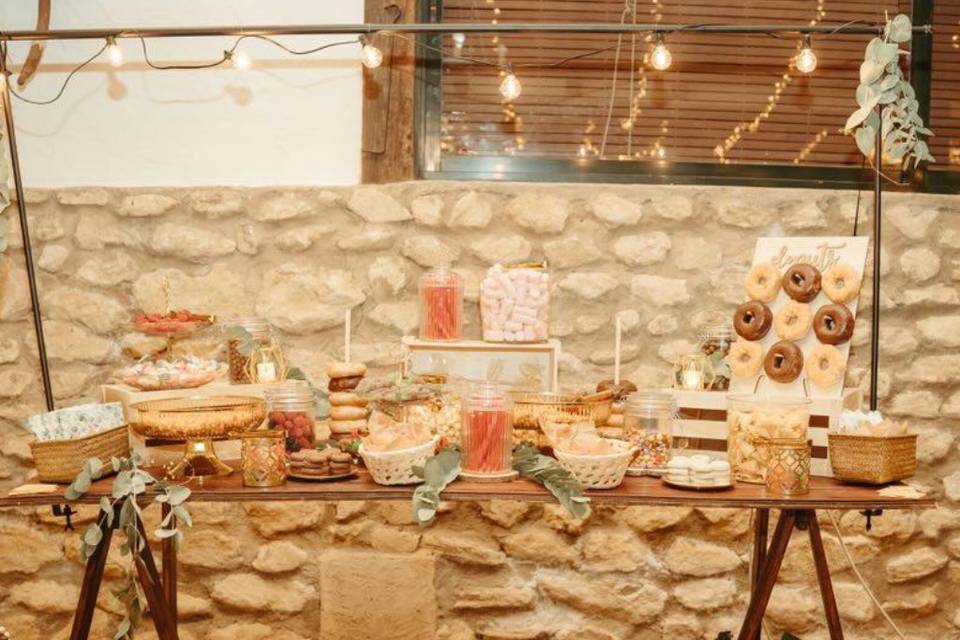 Mesa dulce boda