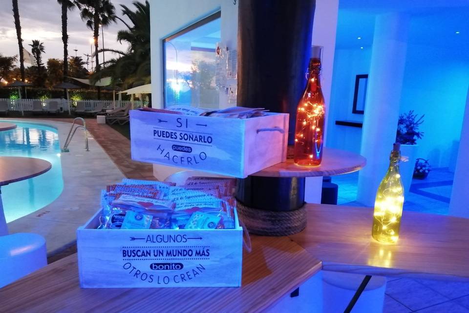 Beach club detalles