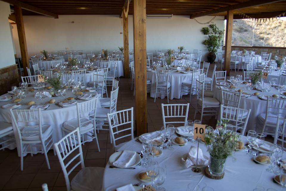 Decoración banquete