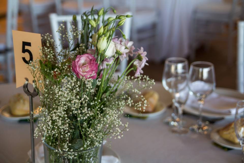 Decoración banquete