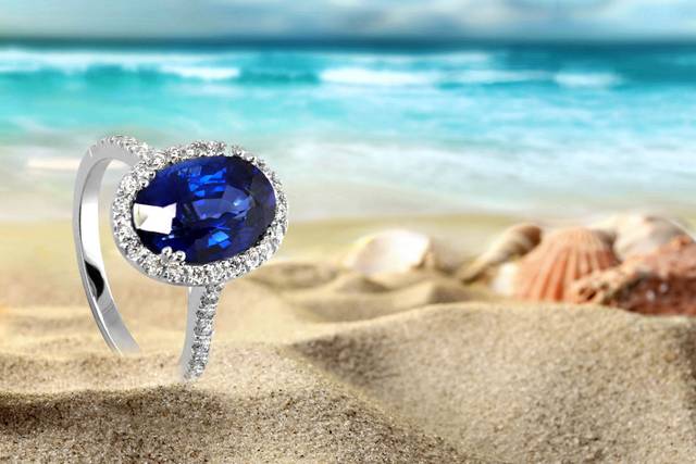 Joyas en zafiro y diamantes