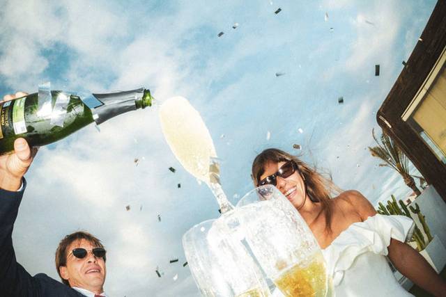 Novios en The Roof