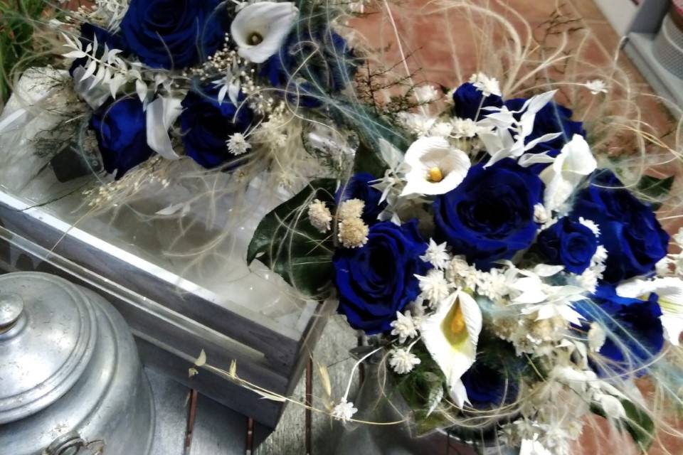 Boda en tonos azules