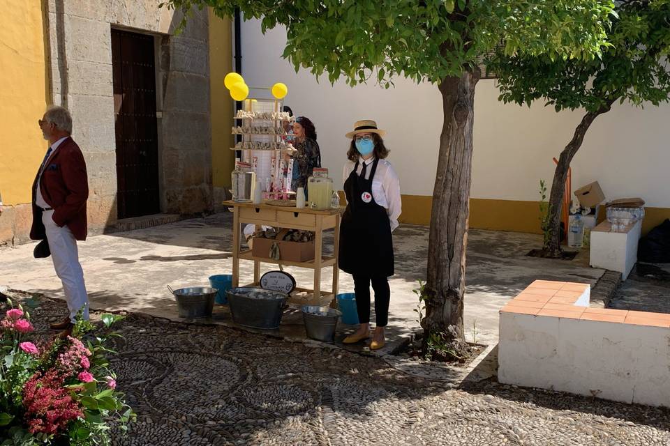 Agua fría en iglesia