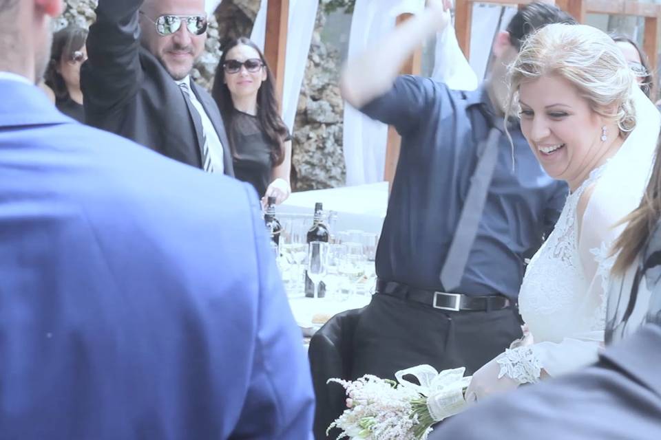 Momento de la boda de Silvia y Alfonso