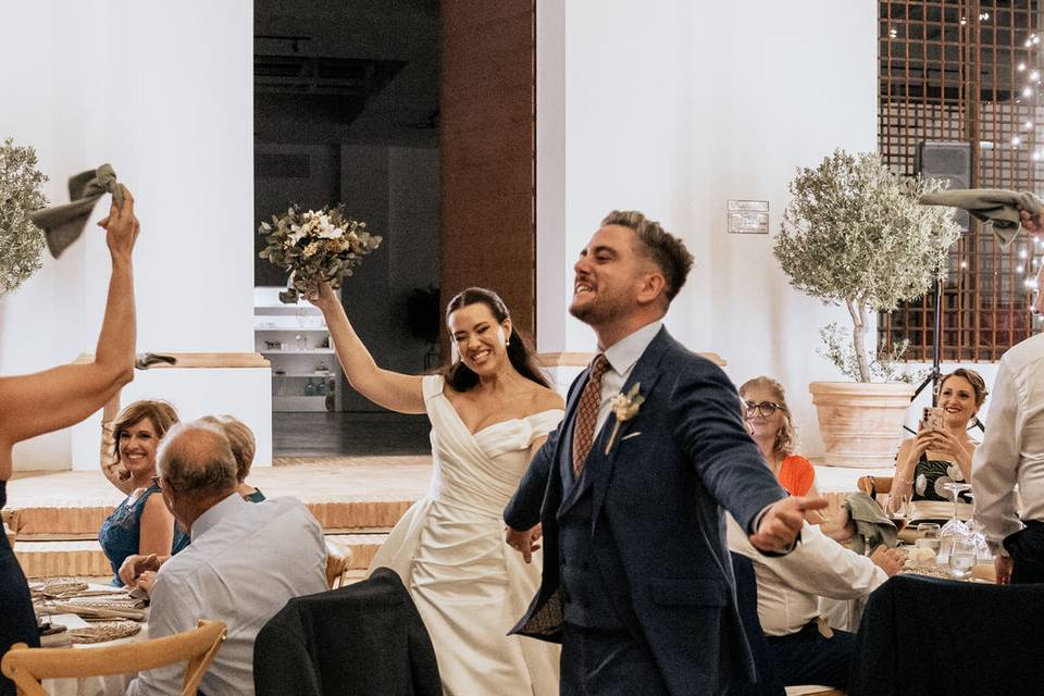 Llegada novios