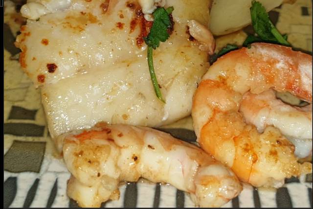 Lomo de bacalao confitado