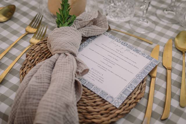 Boda de Maria & Jorge - Menaje