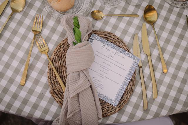 Boda de Maria & Jorge - Detalles en mesa