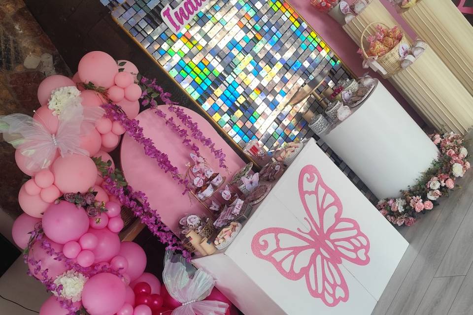 Decoración de mariposas
