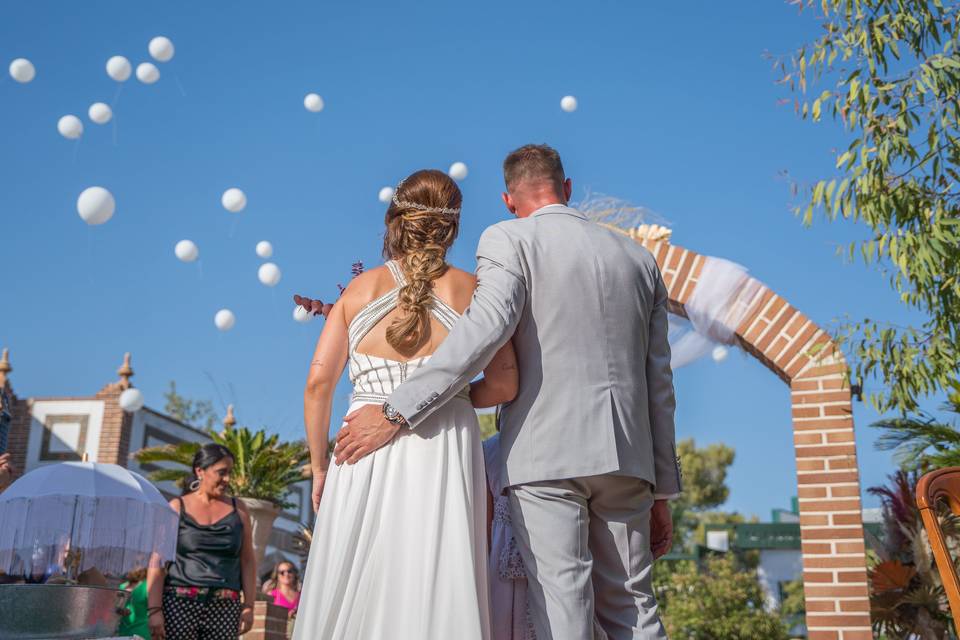 Globos por los difuntos