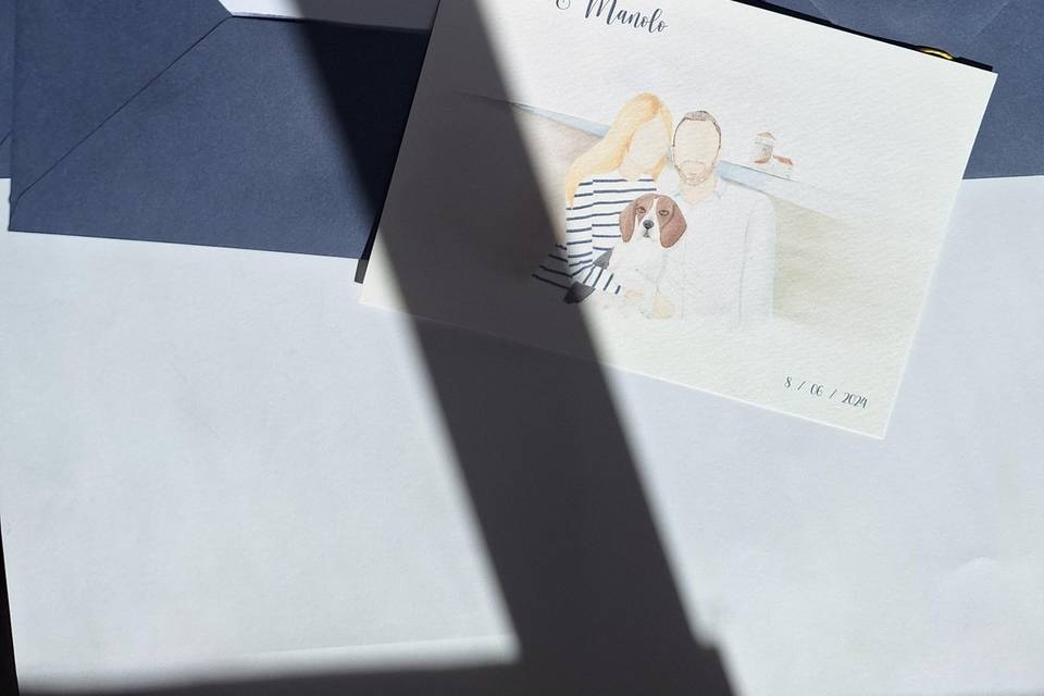 Invitación ilustrada