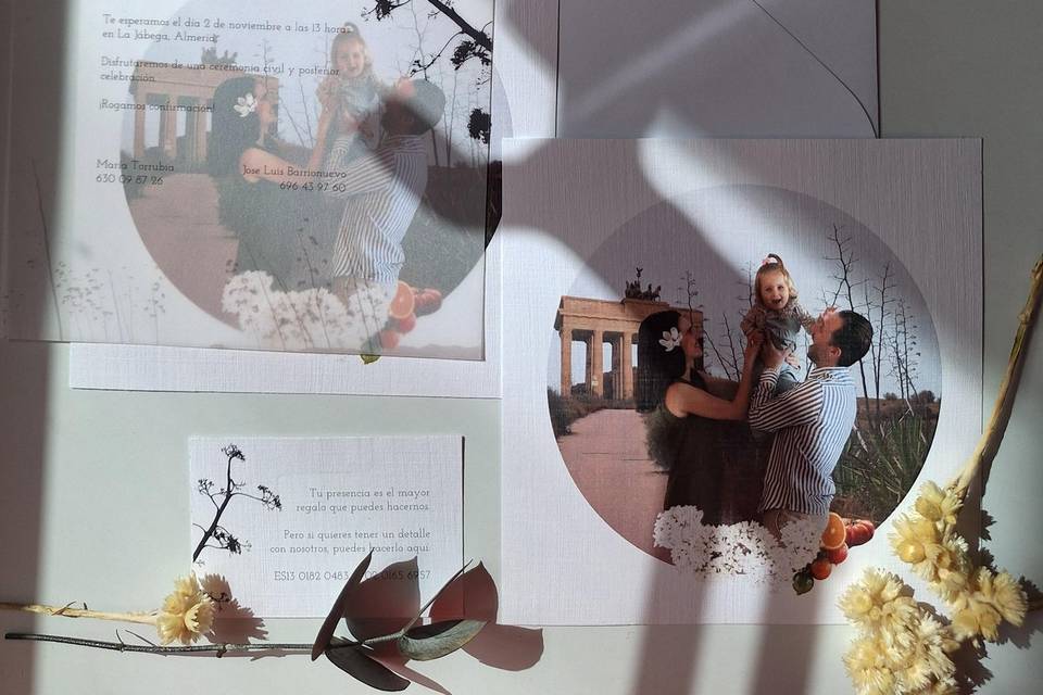 Invitación collage