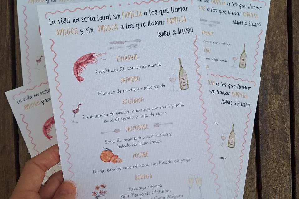 Minuta ilustrada