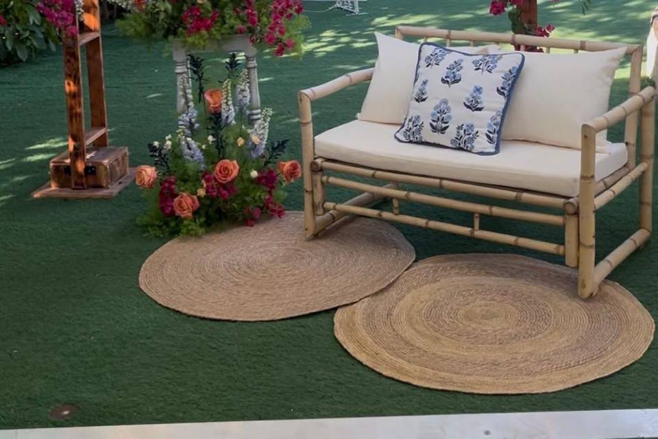 Decoracion con buganvilla