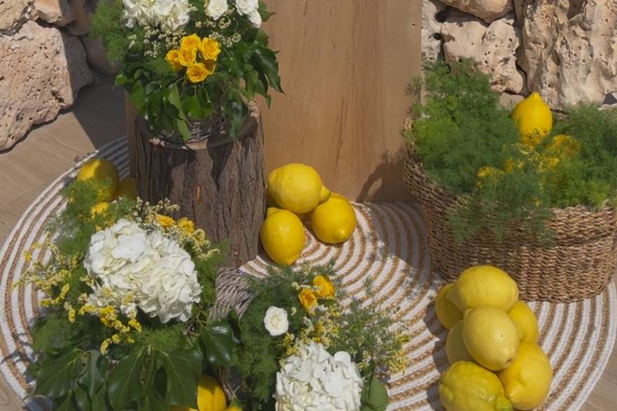 Seating con limones