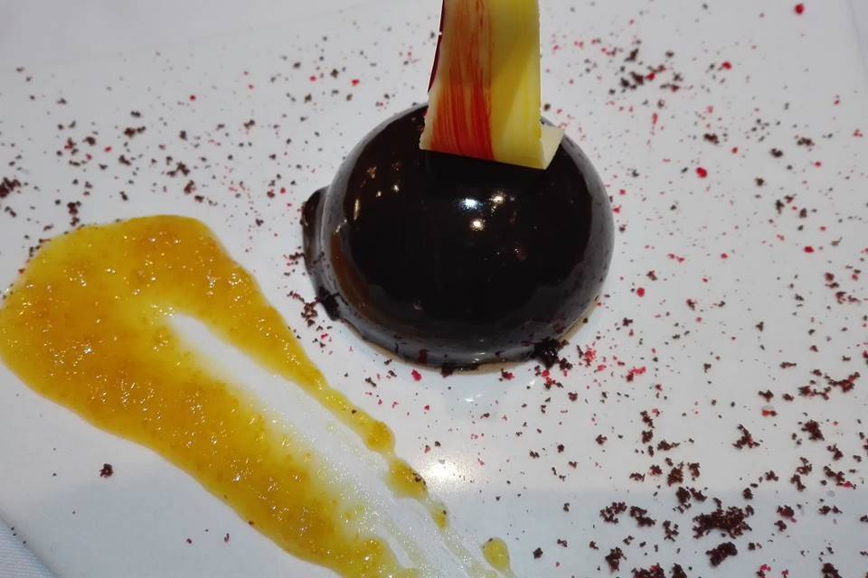 Bavaorise de chocolate