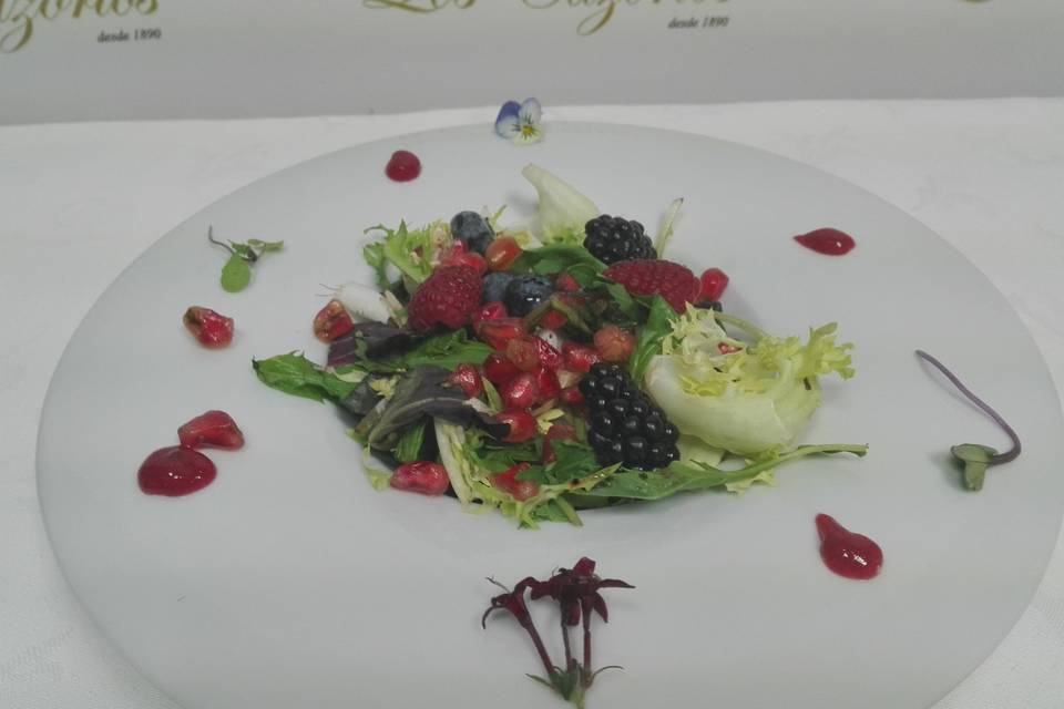 Ensalada de frutos rojos