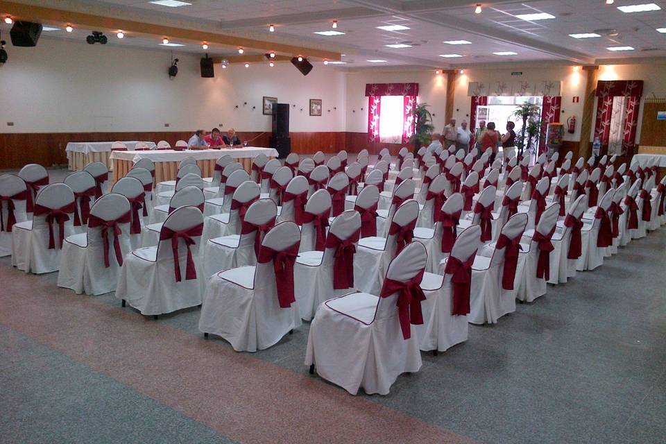 Montaje de boda