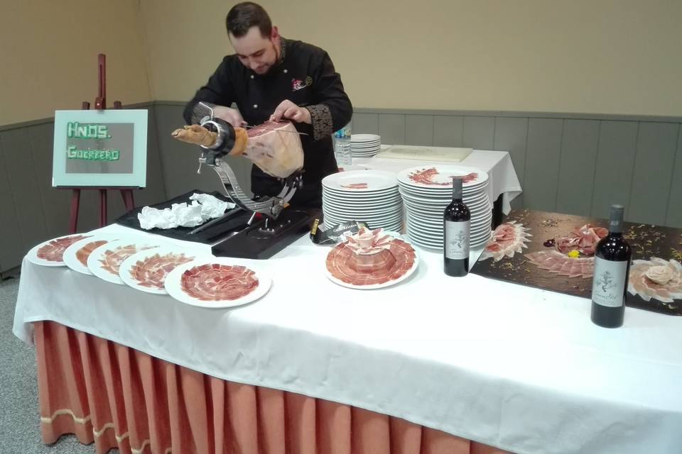 Corte de jamón profesional