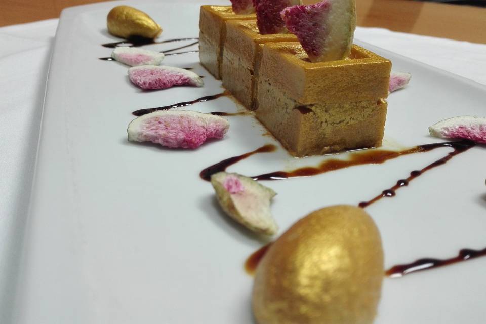 Lingote de foie con confitura