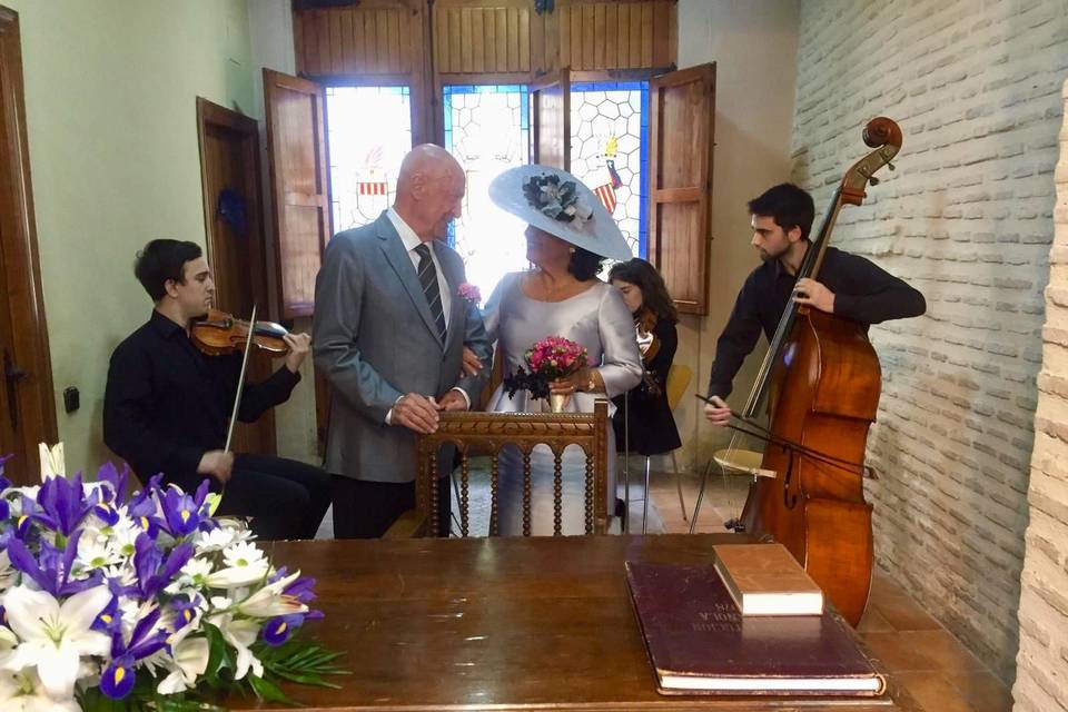 Boda civil