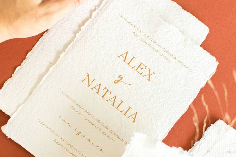 Invitación de boda