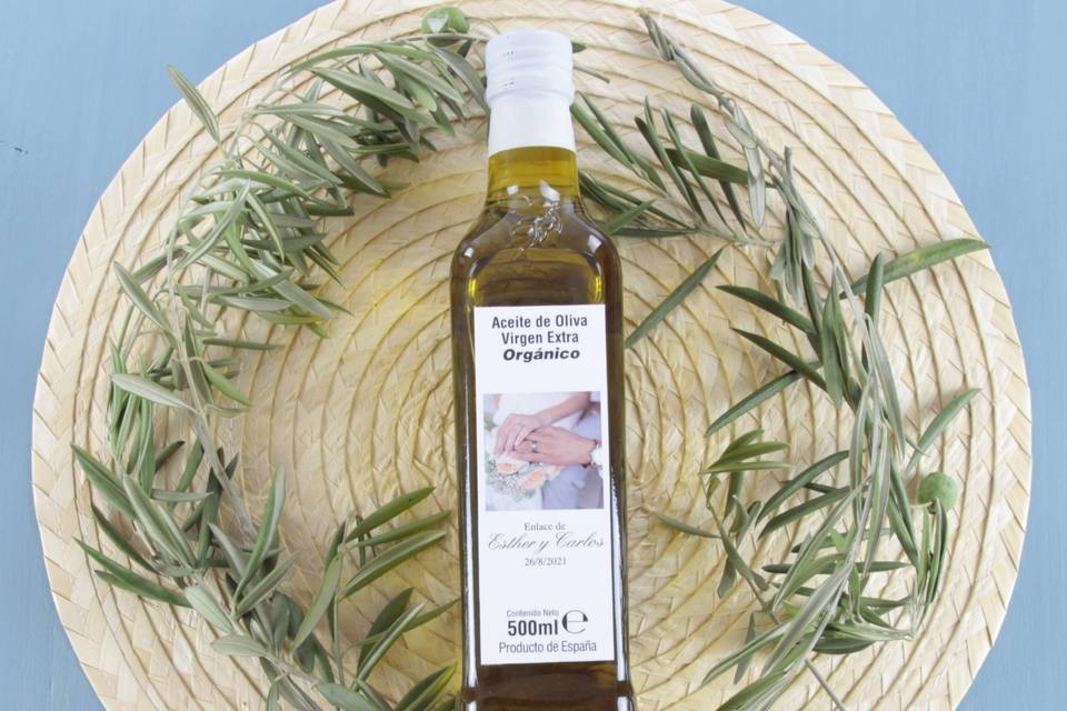 Aceite de oliva personalizado