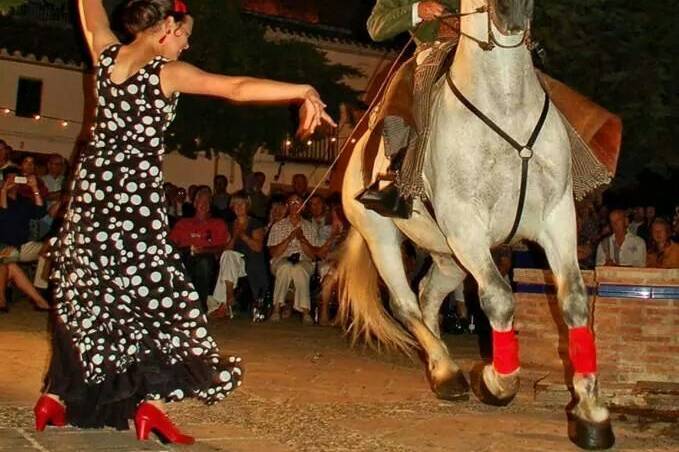 Flamenco y bulerías a caballo