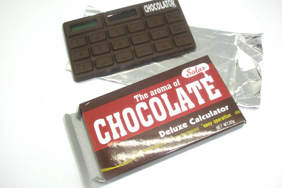 Calculadora solar olor chocolate