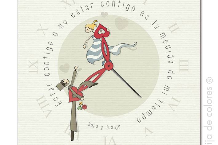 Lagartija de colores