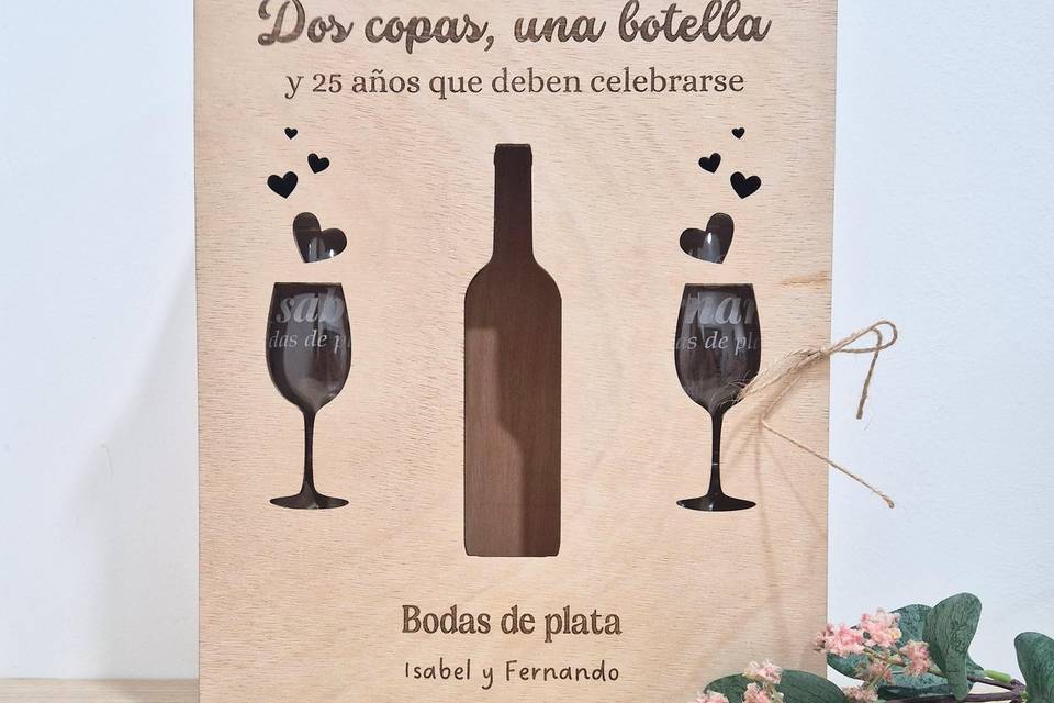 Pack copas y vino