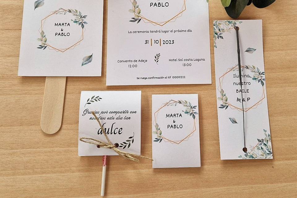 Papelería de bodas