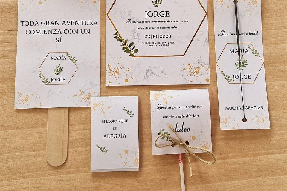 Papelería de bodas