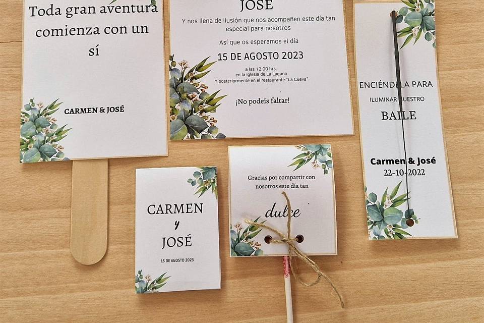 Papelería de bodas