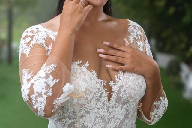 Vestido novia carnelian