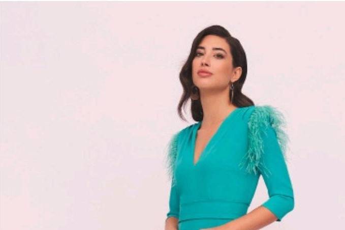 Vestido corte a