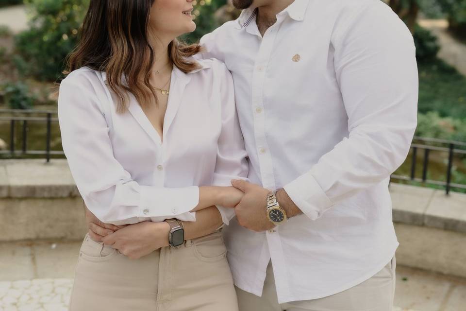 Sesión pareja parque