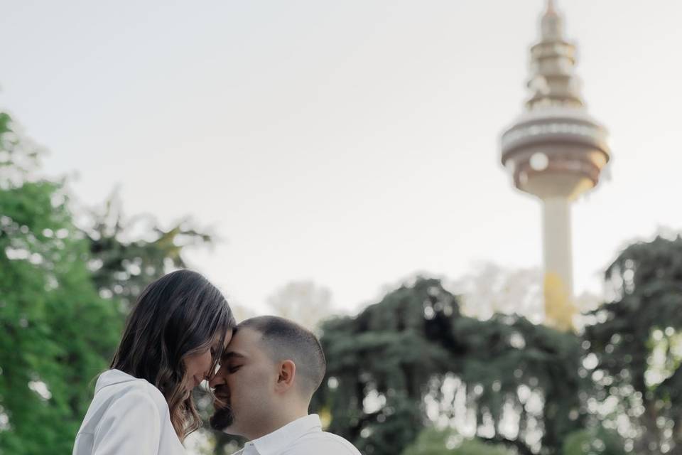 Sesión pareja parque