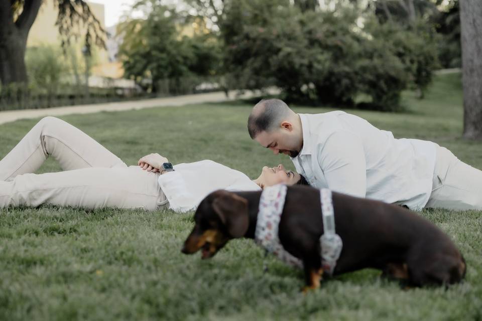 Sesión pareja parque