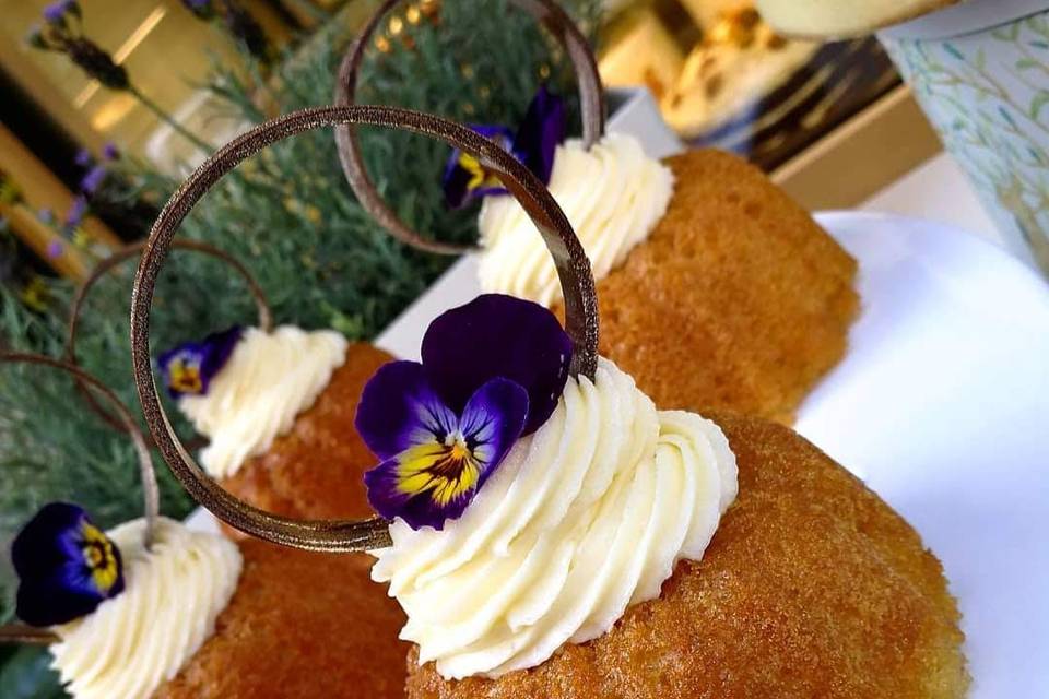 Bundt de limón y queso crema