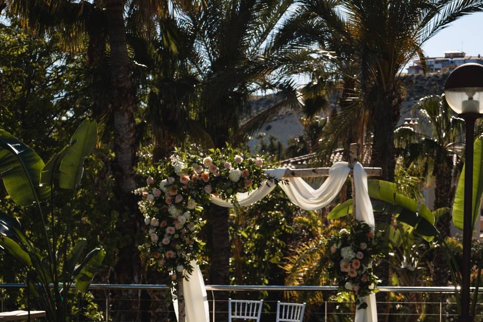 Montaje Boda Terraza Exterior