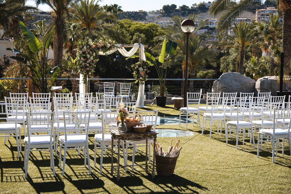 Montaje Boda Terraza Exterior