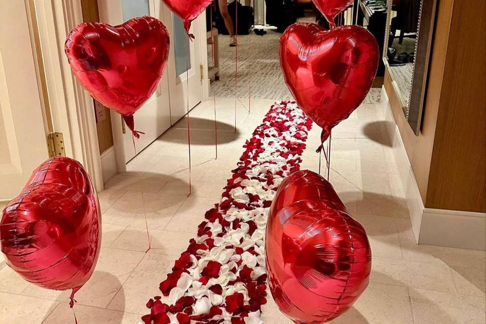 Habitaciones con globos